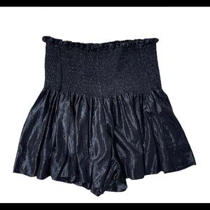 Queen of Sparkle Black Swing Shorts XL NWOT